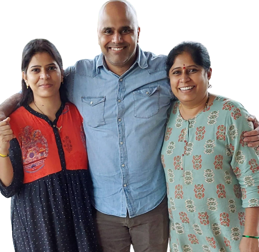Siblings — Manjunath and Himabindu