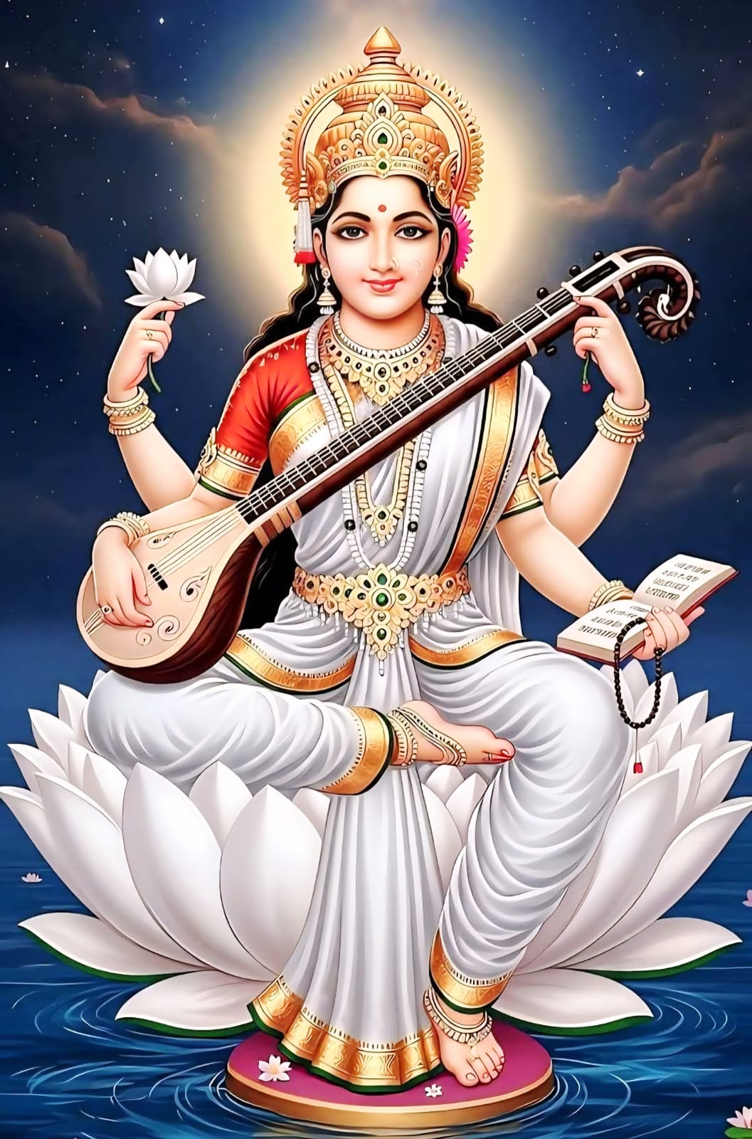 Book cover — శ్రీ సరస్వతీ శతకము